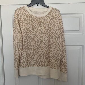Womens Leopard print sweatshirt